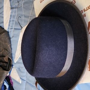 Blue Denim Fedora Large